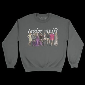 Taylor swift folklore eras dark grey sweatshirt